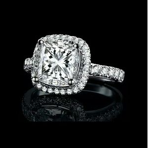 Sz9 Princess Cut 3CT AAA Zircon CZ Costume jewelry